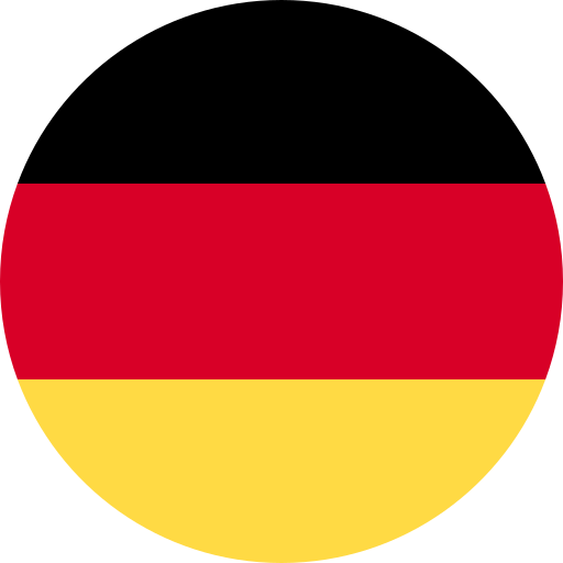 Rounded German flag