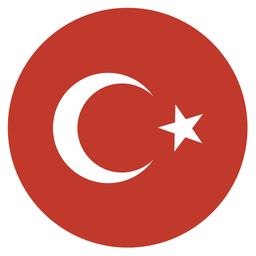 Rounded Turkey flag